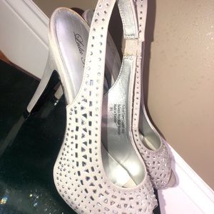 Silver, pumps
